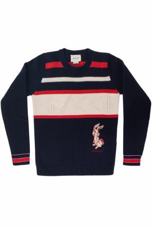 Sweter z ażurowym logo, zdjęcie 1 Sweter z ażurowym logo od Gucci Kids